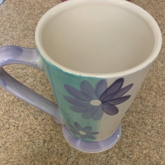 1999 Hand-Painted Herman Dodge & Son Floral Mug- - Picture 6 of 8